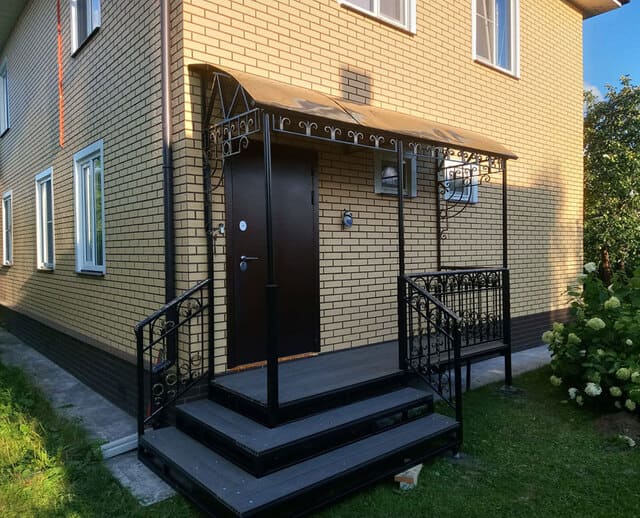кованые и сварные козырьки Домодедово